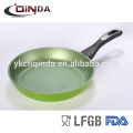 Forged aluminum silk screen printing non-stick fry pan